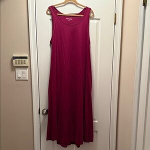 Soft Surroundings Fuchsia Maxi Dress